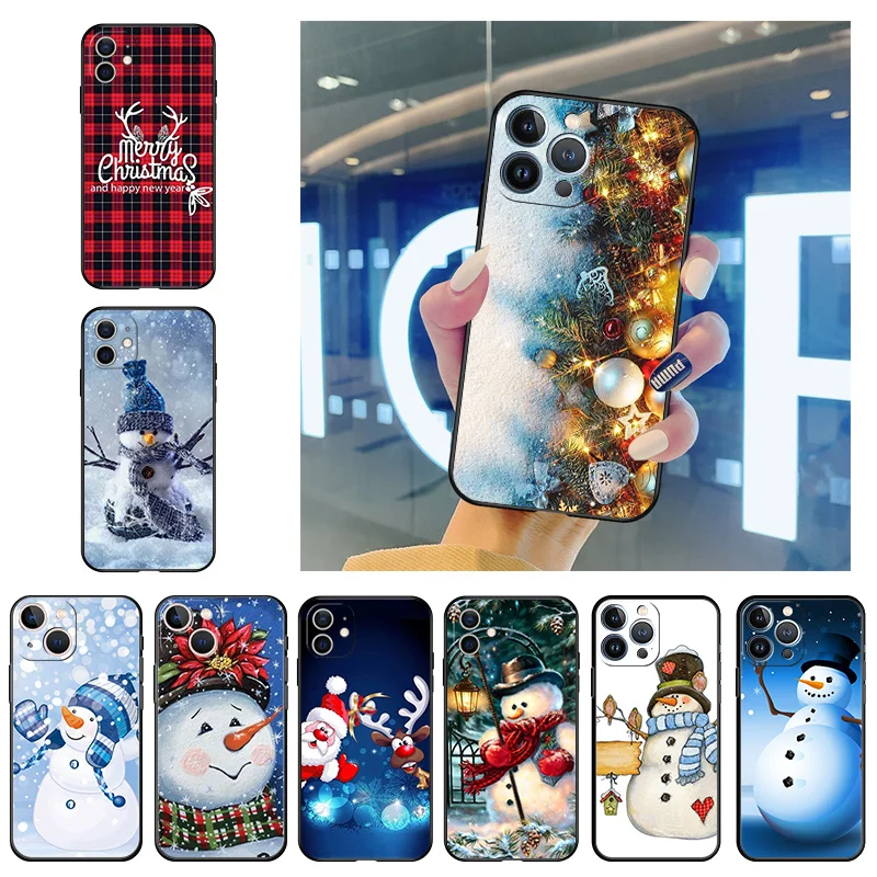 Phone Case for iphone 14 7 8 Plus 11 12 13 Pro XS Max 14Plus Mini XR SE X Snow Christmas Santa Claus Soft Black Silicone Cover
Phone Case for iphone 14 7 8 Plus 11 12 13 Pro XS Max 14Plus Mini XR SE X Snow Christmas Santa Claus Soft Black Silicone Cover
