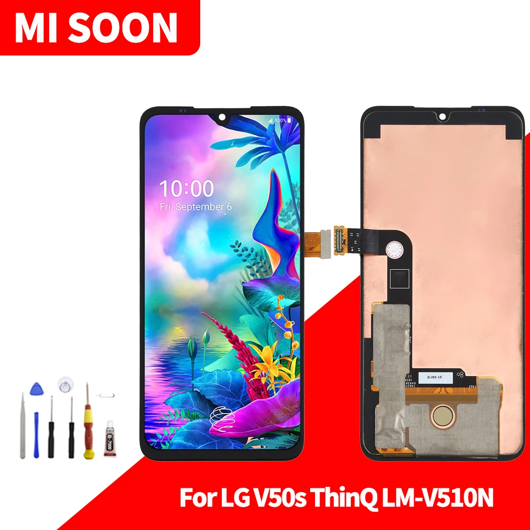 For LG V50s ThinQ LCD Display Touch Screen Digitizer Assembly For LG V50s ThinQ Lcd screen with tools
For LG V50s ThinQ LCD Display Touch Screen Digitizer Assembly For LG V50s ThinQ Lcd screen with tools