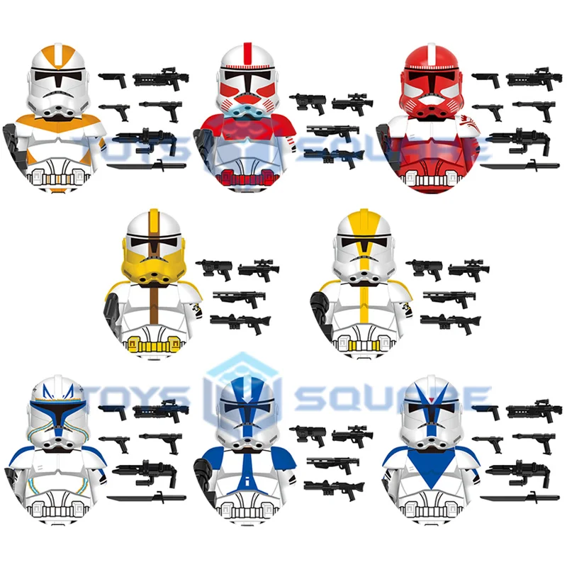 Игрушка-конструктор HEROCROSS The 212th Clone Shock Trooper 327th Commander Bly 501st Sergeant Dogma Rex
Игрушка-конструктор HEROCROSS The 212th Clone Shock Trooper 327th Commander Bly 501st Sergeant Dogma Rex