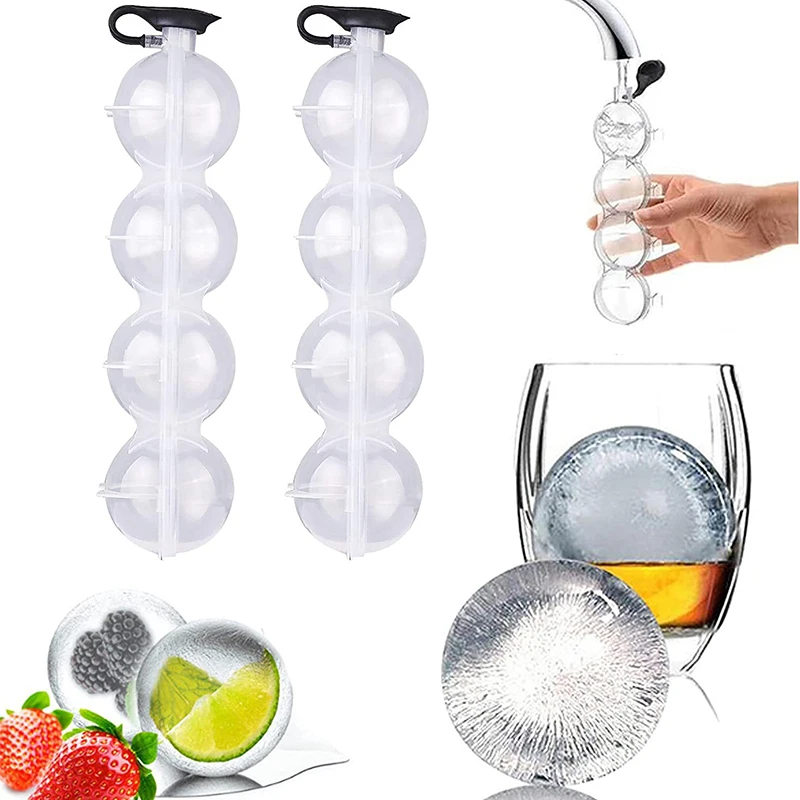 DIY Ice Cube Mold Round Spherical 4 Hole Ice Cube Makers Whisky Cocktail Vodka Ball Ice Mould Bar Party Kitchen Ice Cream Tool
DIY Ice Cube Mold Round Spherical 4 Hole Ice Cube Makers Whisky Cocktail Vodka Ball Ice Mould Bar Party Kitchen Ice Cream Tool