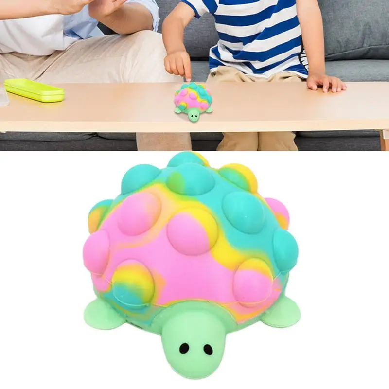 

3d-мяч-черепаха, мяч-антистресс, игрушка-поп, не содержит Бисфенол А, силиконовые сенсорные игрушки, мячи-антистресс, подарок для детей