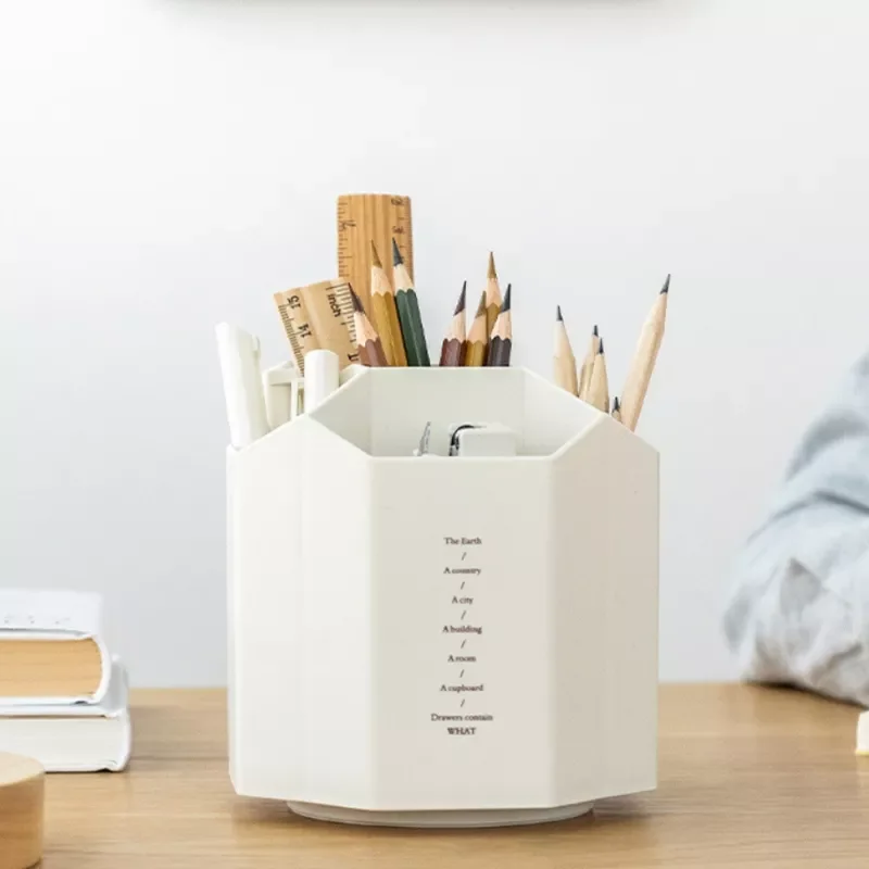 New Desktop Pen Holder 360° Rotating 5 Grid Pencil Stand Pot Storage Organizer Gift
New Desktop Pen Holder 360° Rotating 5 Grid Pencil Stand Pot Storage Organizer Gift