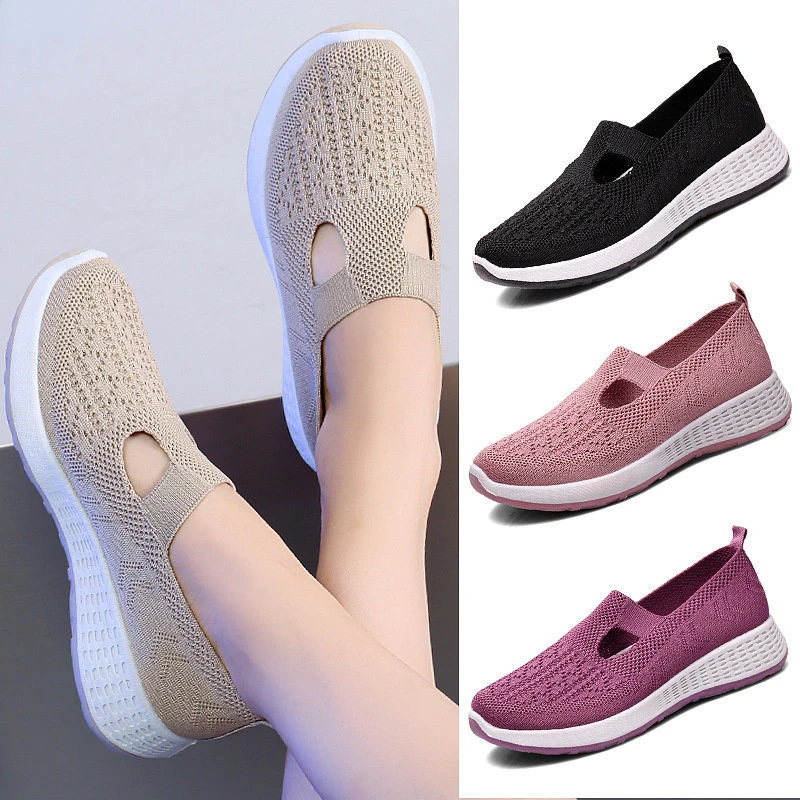 Cloth Shoes Women's Woven Mesh Breathable Non-slip Soft Soles Women's Shoes Women Casual Platform Shoes Sports Shoes
Cloth Shoes Women's Woven Mesh Breathable Non-slip Soft Soles Women's Shoes Women Casual Platform Shoes Sports Shoes