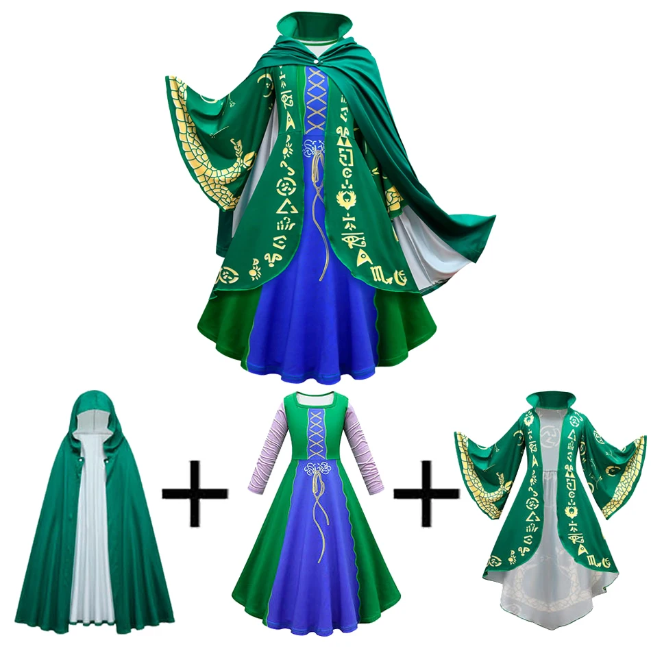 Детский костюм на Хэллоуин с ведьмой для ролевых игр, сумасшедший тематический костюм, костюмы для косплея в средневековом стиле для принце...
Детский костюм на Хэллоуин с ведьмой для ролевых игр, сумасшедший тематический костюм, костюмы для косплея в средневековом стиле для принце...