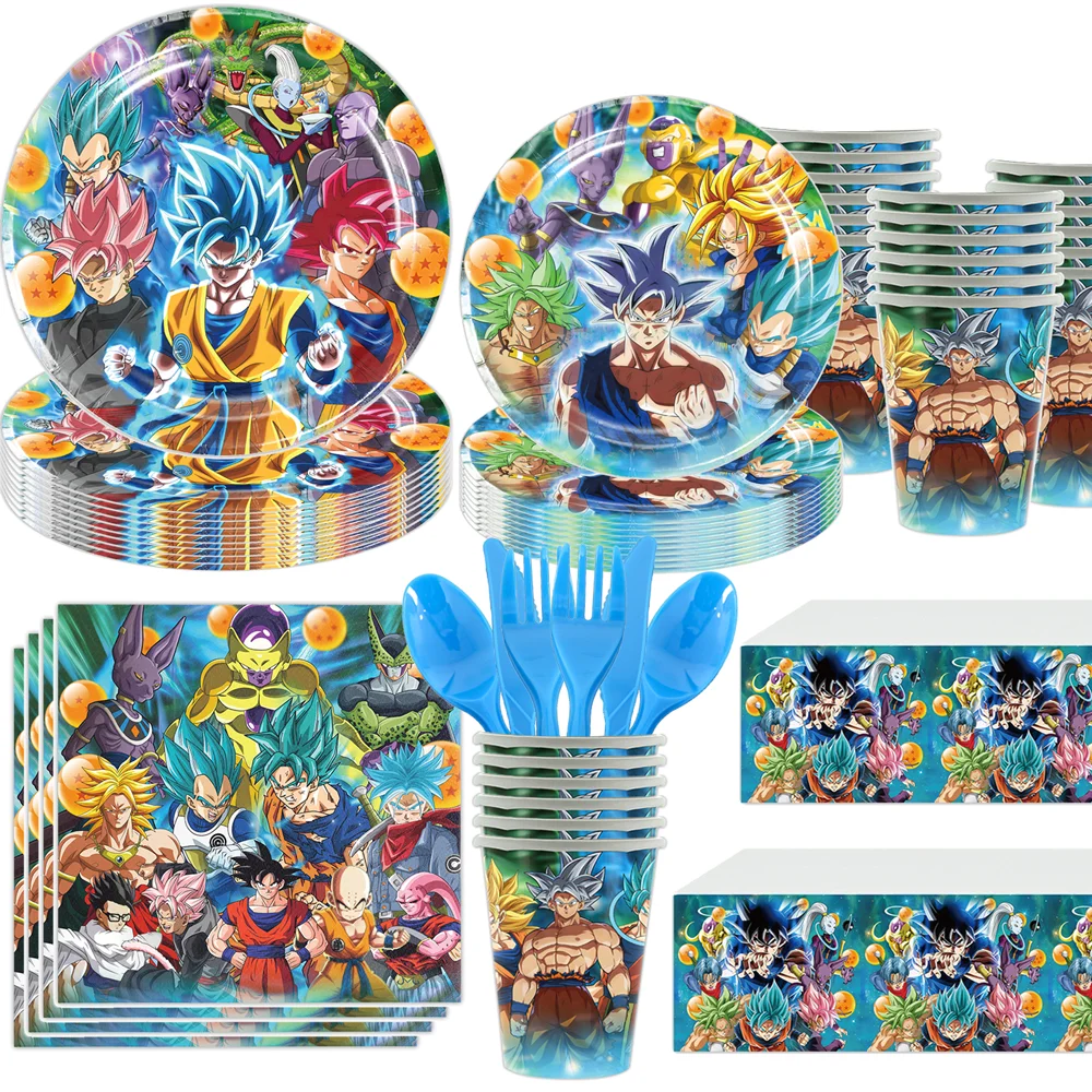 New Dragoned Ball Kid Birthday Party Supplies Tableware Paper Cup Plate Napkins Baby Shower Foil Balloon Son Goku Party Decor
New Dragoned Ball Kid Birthday Party Supplies Tableware Paper Cup Plate Napkins Baby Shower Foil Balloon Son Goku Party Decor