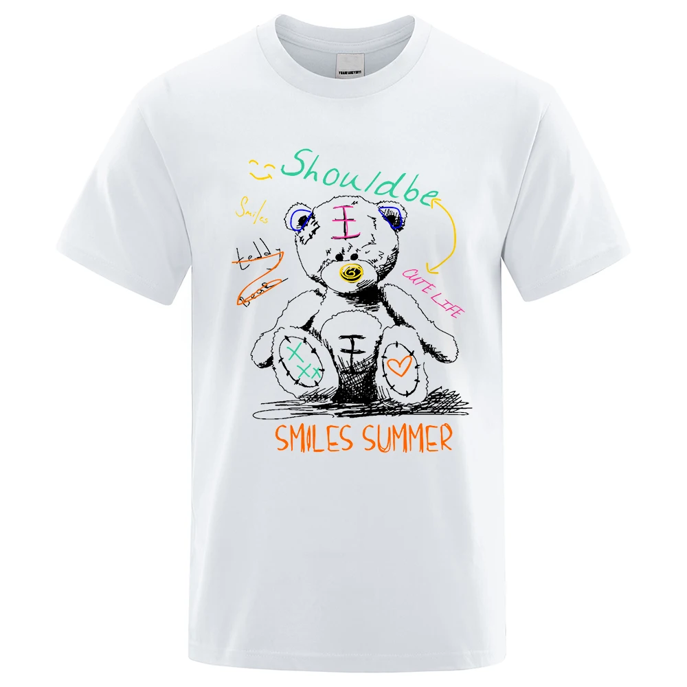 Should Be Cute Life Smiles Summer T-Shirt Men High Quality Tee Clothes Cotton Summer Crewneck Tops Harajuku Oversized T-Shirts
Should Be Cute Life Smiles Summer T-Shirt Men High Quality Tee Clothes Cotton Summer Crewneck Tops Harajuku Oversized T-Shirts