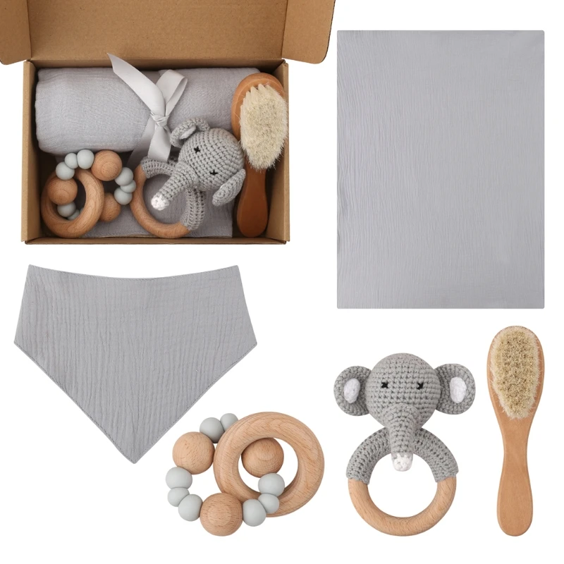 5 шт., набор игрушек для детской ванны, треугольный нагрудник для кормления, щетка для волос для новорожденных, вязанная крючком
5 шт., набор игрушек для детской ванны, треугольный нагрудник для кормления, щетка для волос для новорожденных, вязанная крючком