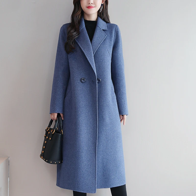 Autumn High Quality Office Plus Size Double-sided Wool&blends Winter Women Vintage Solid Jackets Elegant Bodycon Outwear Coat
Autumn High Quality Office Plus Size Double-sided Wool&blends Winter Women Vintage Solid Jackets Elegant Bodycon Outwear Coat