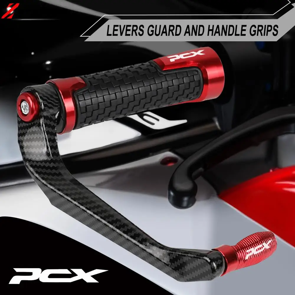 Motorcycle CNC Aluminum Handlebar Grips Guard Clutch Brake Levers Handle Bar Lever Protector For HONDA PCX 125 150 PCX125 PCX150
Motorcycle CNC Aluminum Handlebar Grips Guard Clutch Brake Levers Handle Bar Lever Protector For HONDA PCX 125 150 PCX125 PCX150