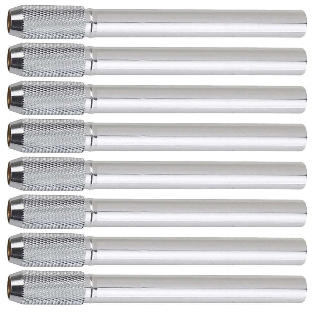 

8 Pcs Extender Charcoal Holder Extending Tool Make Office Write Extension Holders Stainless Steel Metal Sketch Artists