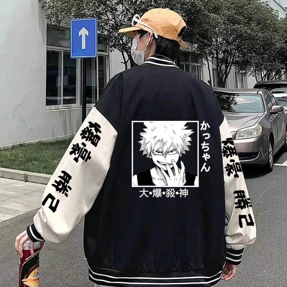 Anime My Hero Academia Bakugou Katsuki Hoodie Baseball Uniform Jacket Sweatshirt Long Sleeve Pullover Coat
Anime My Hero Academia Bakugou Katsuki Hoodie Baseball Uniform Jacket Sweatshirt Long Sleeve Pullover Coat
