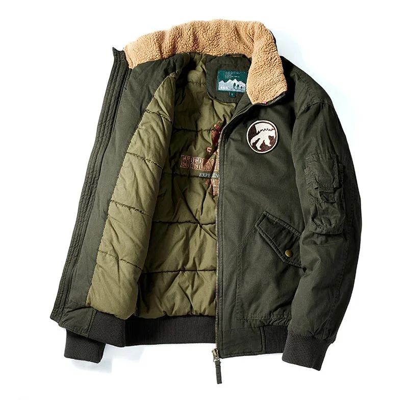Mcikkny Men Winter Flight Bomber Jackets Warm Thermal Outwear Coats For Male Top Clothing Size M-4XL Windbreak
Mcikkny Men Winter Flight Bomber Jackets Warm Thermal Outwear Coats For Male Top Clothing Size M-4XL Windbreak
