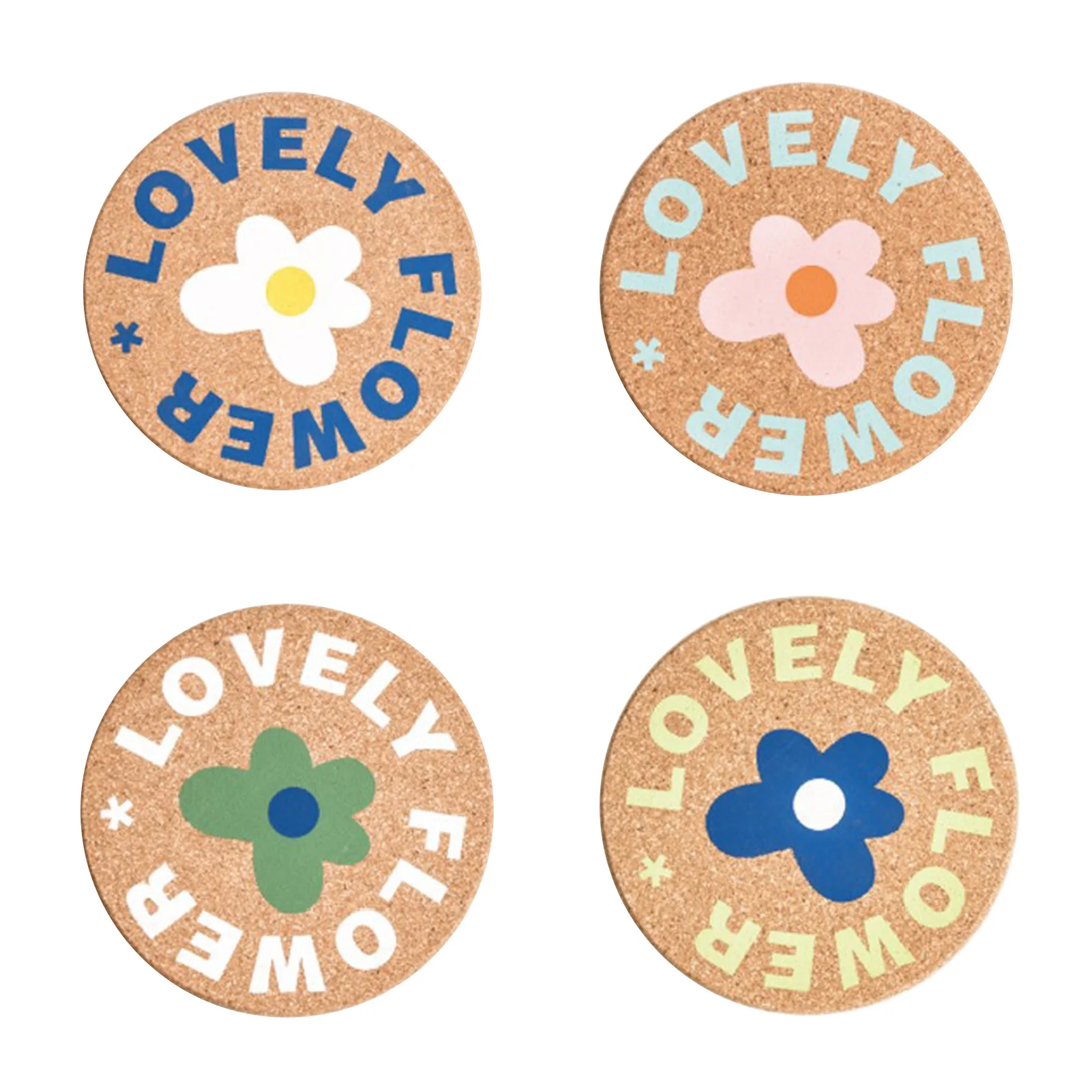 Ins Style Round Cute Cork Cup Pad Reusable Heat-Resistant Cup Mat With Small Flower Design Non-slip Coaster Housewarming Gifts
Ins Style Round Cute Cork Cup Pad Reusable Heat-Resistant Cup Mat With Small Flower Design Non-slip Coaster Housewarming Gifts