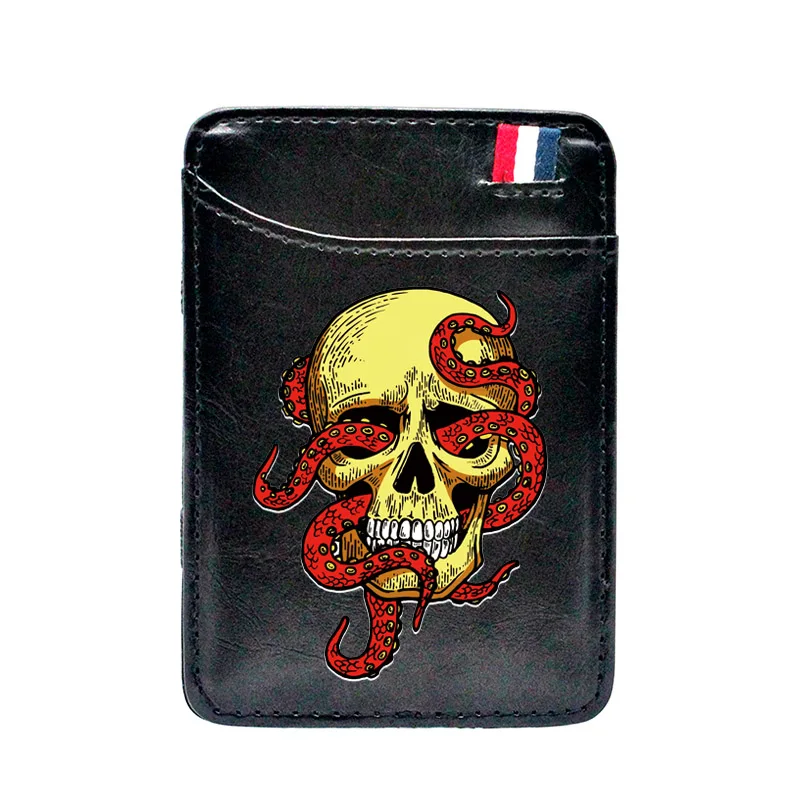 High Quality Steampunk Octopus Skull Pu Leather Mini Small Magic Wallets Purse Pouch Plastic Credit Bank Card Case Holder
High Quality Steampunk Octopus Skull Pu Leather Mini Small Magic Wallets Purse Pouch Plastic Credit Bank Card Case Holder