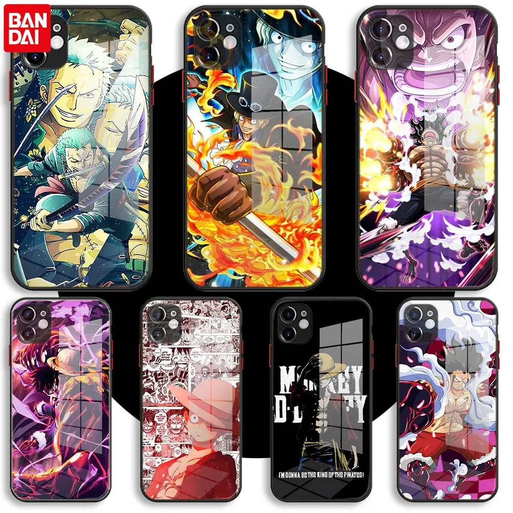 BANDAI Black Glass Case For iPhone 13 11 12 Mini Pro Max XS XR X 7 8 6 Plus SE Silicone Cover One Piece Luffy
BANDAI Black Glass Case For iPhone 13 11 12 Mini Pro Max XS XR X 7 8 6 Plus SE Silicone Cover One Piece Luffy
