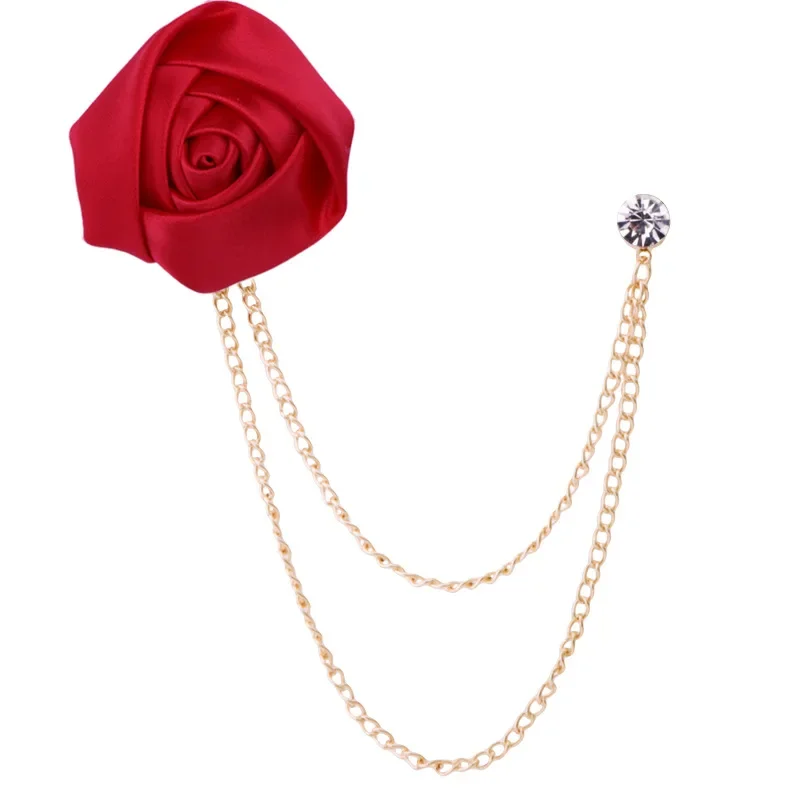 Brooch Pin Flower Wrap Heart Rose Brooch with Tassel Chain Rose Flower Handmade Boutonniere Stick Men silvery Brooch Pin Wedding
Brooch Pin Flower Wrap Heart Rose Brooch with Tassel Chain Rose Flower Handmade Boutonniere Stick Men silvery Brooch Pin Wedding
