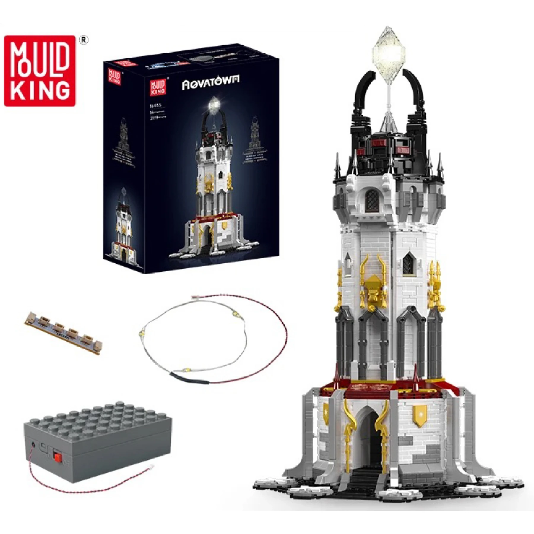Mould King 16055 European Century Modular Blocks Brick Set Lighthouse Model Building Educational Creative Toys Gifts for Boys
Mould King 16055 European Century Modular Blocks Brick Set Lighthouse Model Building Educational Creative Toys Gifts for Boys