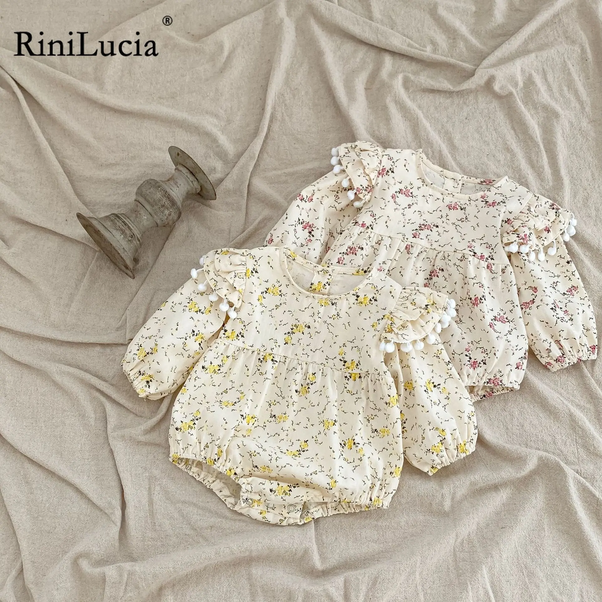 RiniLucia Autumn Baby's Clothing Newborn Infant Girl Infant Romper Ruffles Floral Jumpsuit Bodysuits Cotton Rompers Onesies
RiniLucia Autumn Baby's Clothing Newborn Infant Girl Infant Romper Ruffles Floral Jumpsuit Bodysuits Cotton Rompers Onesies