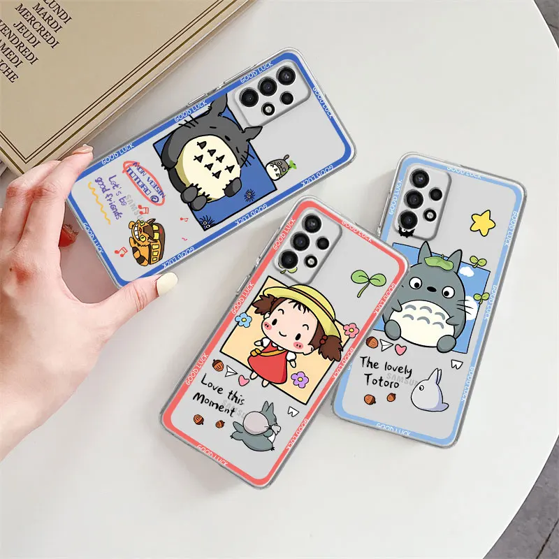 Ghibli Spirited Away Totoro Phone Case for Samsung A14 A52 5G A50 A12 A70 A22 A32 A13 A03 Core A72 A53 A21s A12 Silicone Cover
Ghibli Spirited Away Totoro Phone Case for Samsung A14 A52 5G A50 A12 A70 A22 A32 A13 A03 Core A72 A53 A21s A12 Silicone Cover