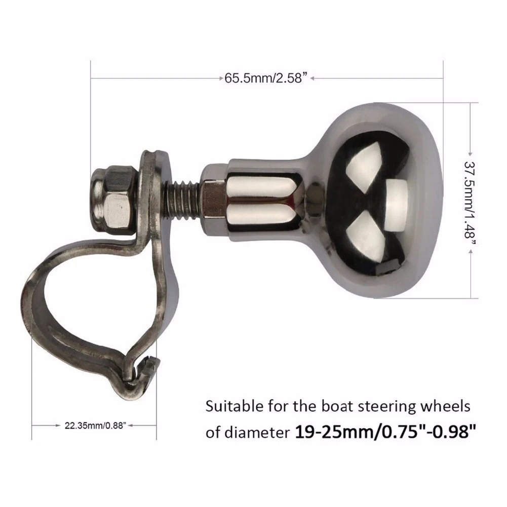 1*Steering Wheel Round Booster Stainless Steel Maneuvening Knob Pactrade Marine Boat Sport SS316 REPLACE PARTS
1*Steering Wheel Round Booster Stainless Steel Maneuvening Knob Pactrade Marine Boat Sport SS316 REPLACE PARTS