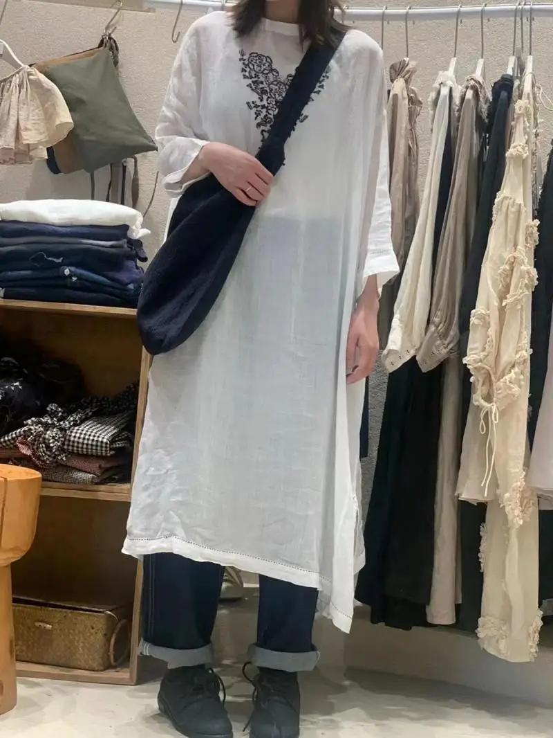 Женские универсальные свободные платья-пуловеры, удобные льняные платья с вышивкой в японском стиле девушки из леса, стирающейся под воду, ...
Женские универсальные свободные платья-пуловеры, удобные льняные платья с вышивкой в японском стиле девушки из леса, стирающейся под воду, ...