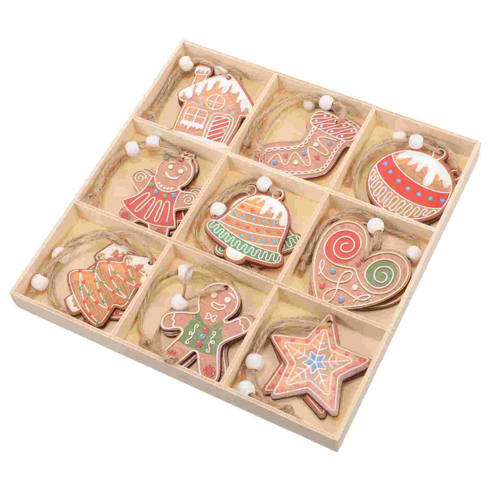 18Pcs Hanging Christmas Tree Ornament Xmas Tree Hanging Ornament Wooden Xmas Hanging Decors
18Pcs Hanging Christmas Tree Ornament Xmas Tree Hanging Ornament Wooden Xmas Hanging Decors