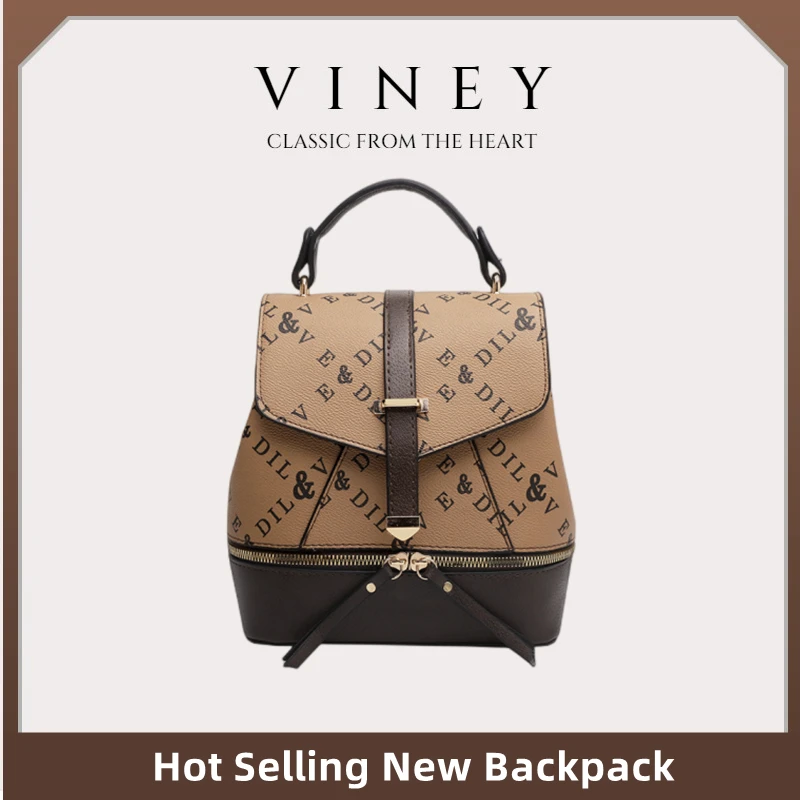 New Fashion Ladies Large Capacity Backpack High Quality Leather Female Vintage Bag School Bags Luxury Women Personality Backpack
New Fashion Ladies Large Capacity Backpack High Quality Leather Female Vintage Bag School Bags Luxury Women Personality Backpack