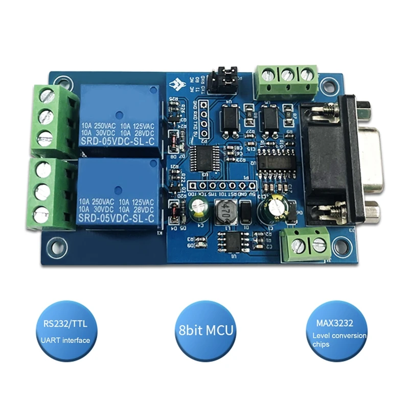 Блок питания DC7-24 В, 2-канальный модуль реле Modbus RTU RS232/TTL UART, поддержка Modbus RTU, 2-ходовой вход, 2-ходовой выход
Блок питания DC7-24 В, 2-канальный модуль реле Modbus RTU RS232/TTL UART, поддержка Modbus RTU, 2-ходовой вход, 2-ходовой выход