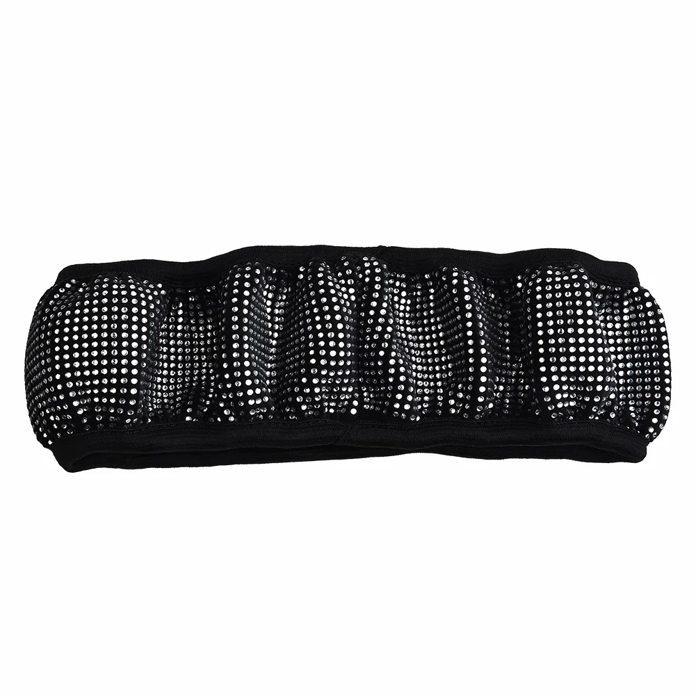 Crystal Steering Wheel Cover Decoration Diamond Flannel Interior Rhinestones Shiny Silver Universal 14.5-15 Inch
Crystal Steering Wheel Cover Decoration Diamond Flannel Interior Rhinestones Shiny Silver Universal 14.5-15 Inch