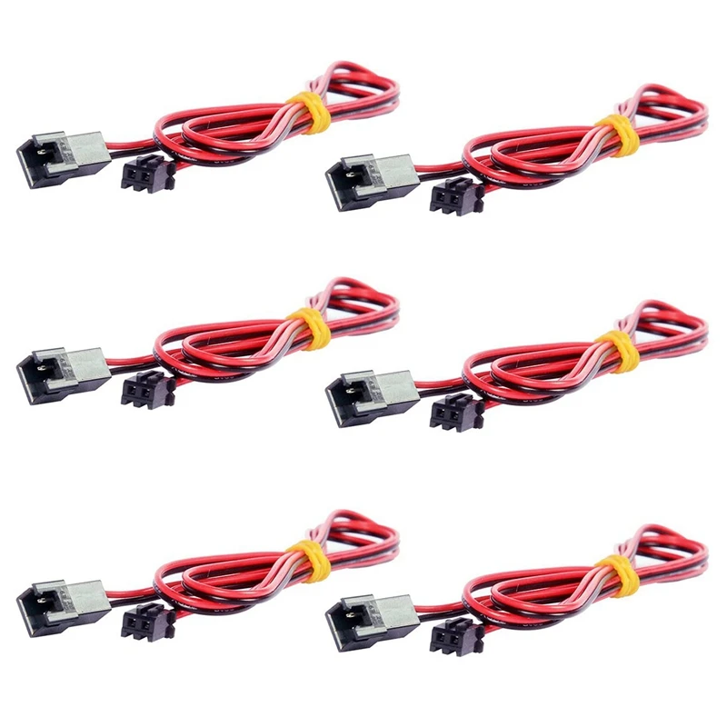 6 Pcs 1M 3D Printer Parts Cooling Fan Extension Cable 2Pin Xh2.54 Connection Line Male Female
6 Pcs 1M 3D Printer Parts Cooling Fan Extension Cable 2Pin Xh2.54 Connection Line Male Female