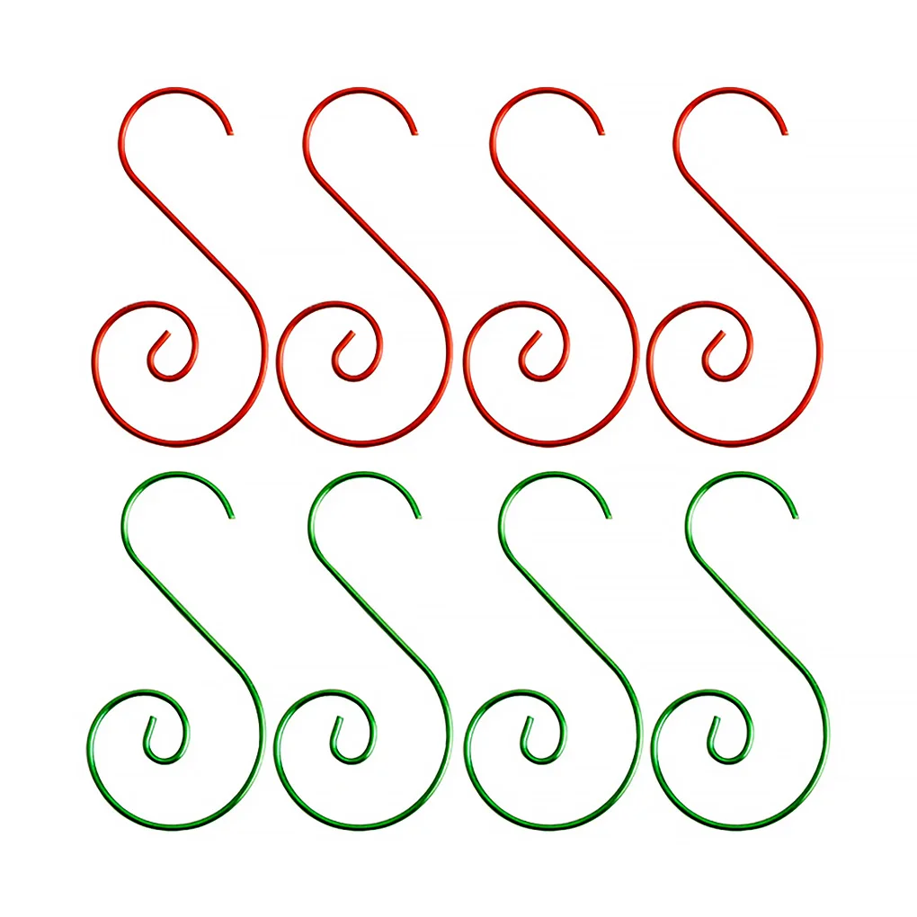 Metal S-shaped Hooks Spiral Swirl Ornament Hanger Christmas Tree Decoration Accessories
Metal S-shaped Hooks Spiral Swirl Ornament Hanger Christmas Tree Decoration Accessories
