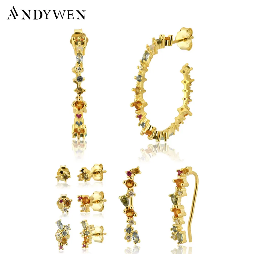 ANDYWEN 100% 925 Sterling Silver 26mm Hoops Circle CZ Zircon Round Earring Piercing Pendiente Ohrringe New 2021 Fine Jewelry
ANDYWEN 100% 925 Sterling Silver 26mm Hoops Circle CZ Zircon Round Earring Piercing Pendiente Ohrringe New 2021 Fine Jewelry