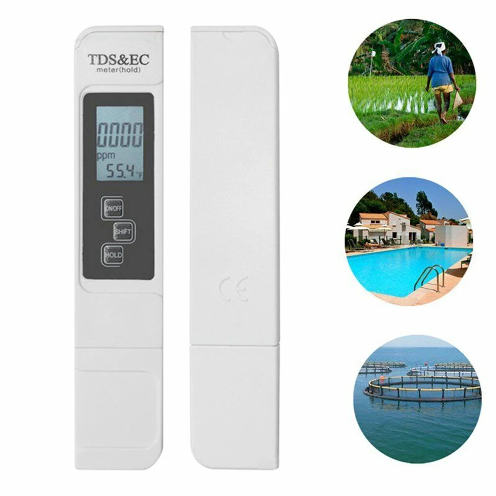 Temperature Meter Water Tester Water Quality Meter Temperature Meter 0-9999ppm Digital Display Multifunctional
Temperature Meter Water Tester Water Quality Meter Temperature Meter 0-9999ppm Digital Display Multifunctional