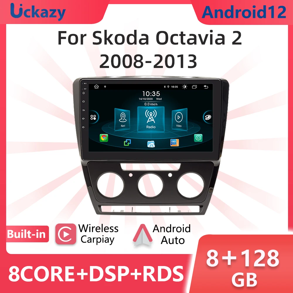 Автомагнитола Uckazy, 6 + 128 ГБ, Android 12, автомобильный мультимедийный плеер для SKODA Octavia 2 2008-2013, GPS-навигация, стерео экран, аудио, 4 Гб
Автомагнитола Uckazy, 6 + 128 ГБ, Android 12, автомобильный мультимедийный плеер для SKODA Octavia 2 2008-2013, GPS-навигация, стерео экран, аудио, 4 Гб