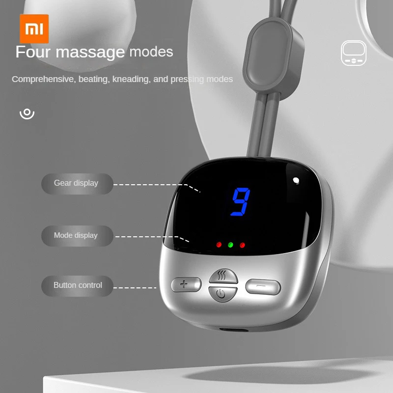 Xiaomi Smart Hanging Neck Protector Cervical Spine Electric Massager Portable Mini Pulse Shoulder Cervical Massage Hot Compress 
Xiaomi Smart Hanging Neck Protector Cervical Spine Electric Massager Portable Mini Pulse Shoulder Cervical Massage Hot Compress