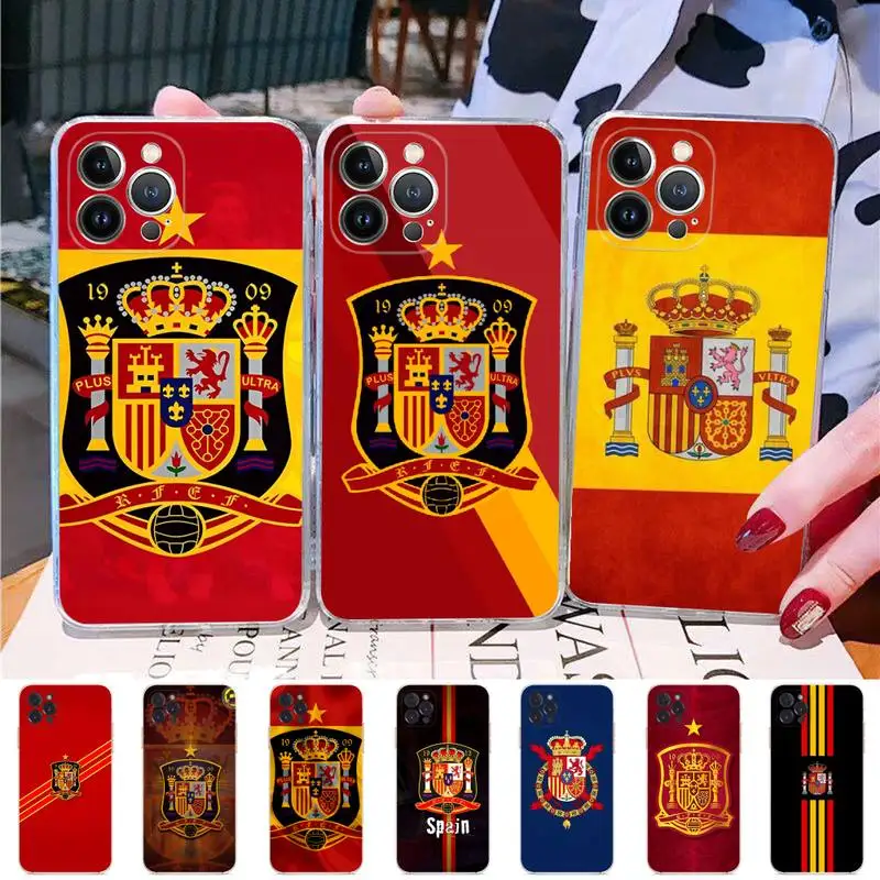 Spain Coat of Arms Flag Phone Case Silicone Soft for iphone 14 13 12 11 Pro Mini XS MAX 8 7 6 Plus X XS XR Cover
Spain Coat of Arms Flag Phone Case Silicone Soft for iphone 14 13 12 11 Pro Mini XS MAX 8 7 6 Plus X XS XR Cover