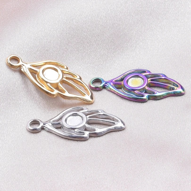 Leaf Pendant Rainbow Charm Hollow Line Trendy Stainless Steel DIY Earrings for Women Dangle Charm for Jewelry Making Materials
Leaf Pendant Rainbow Charm Hollow Line Trendy Stainless Steel DIY Earrings for Women Dangle Charm for Jewelry Making Materials