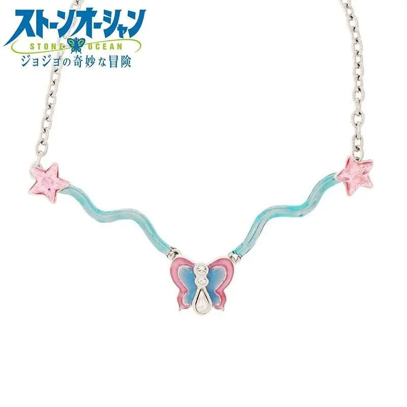 JoJos Bizarre Adventure Necklace Woman Anime Stone Ocean Necklaces Girl Chain Pendant Jewelry Silver Color Stainless Collares
JoJos Bizarre Adventure Necklace Woman Anime Stone Ocean Necklaces Girl Chain Pendant Jewelry Silver Color Stainless Collares