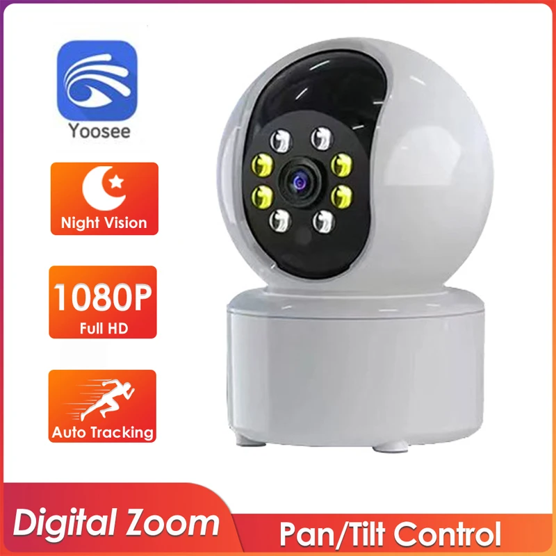 2MP WiFi Camera 1080P HD IP Baby Monitor Night Vision Smart Home Security Cameras 360°CCTV Vedio Surveillance Webcam 2-Way Audio
2MP WiFi Camera 1080P HD IP Baby Monitor Night Vision Smart Home Security Cameras 360°CCTV Vedio Surveillance Webcam 2-Way Audio