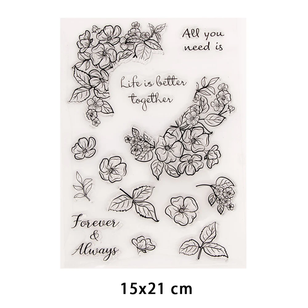 Leaf Phrase Flowers Clear Stamps for DIY Scrapbooking Crafts Stencil Fairy Rubber Stamps Card Make Photo Album Sheet Decor
Leaf Phrase Flowers Clear Stamps for DIY Scrapbooking Crafts Stencil Fairy Rubber Stamps Card Make Photo Album Sheet Decor