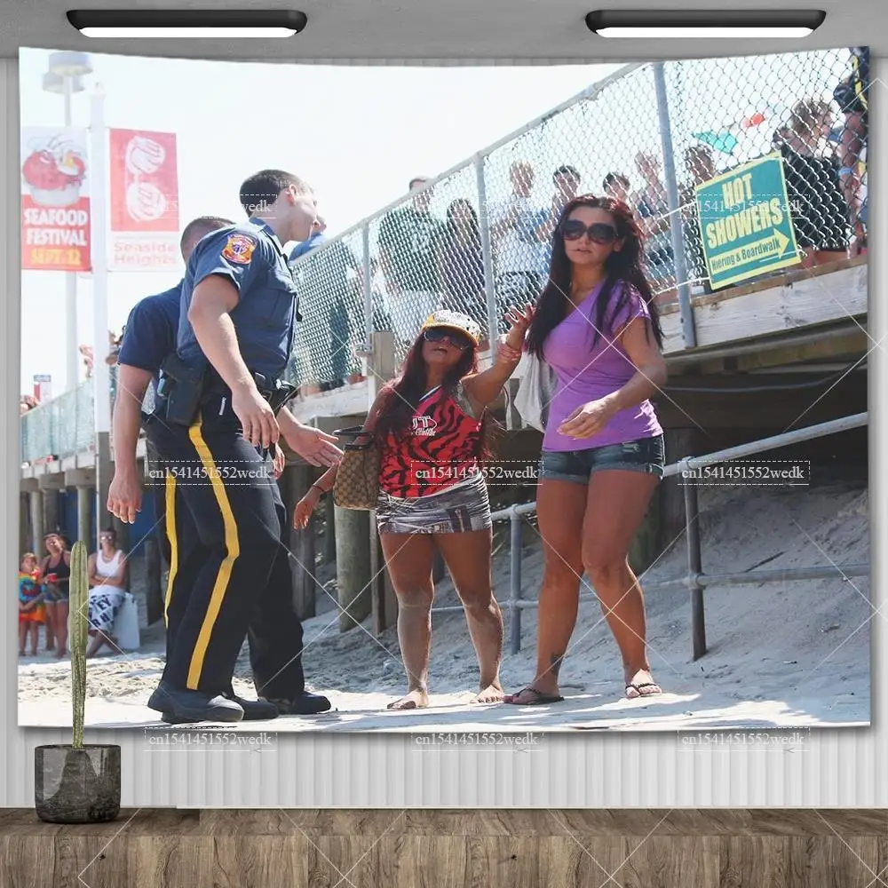 Snooki Getting Arrested On The Beach Tapestry Wall Hanging Jersey Shore Jwoww Tapestry Aesthetic Room Decor Tapestries For Home
Snooki Getting Arrested On The Beach Tapestry Wall Hanging Jersey Shore Jwoww Tapestry Aesthetic Room Decor Tapestries For Home