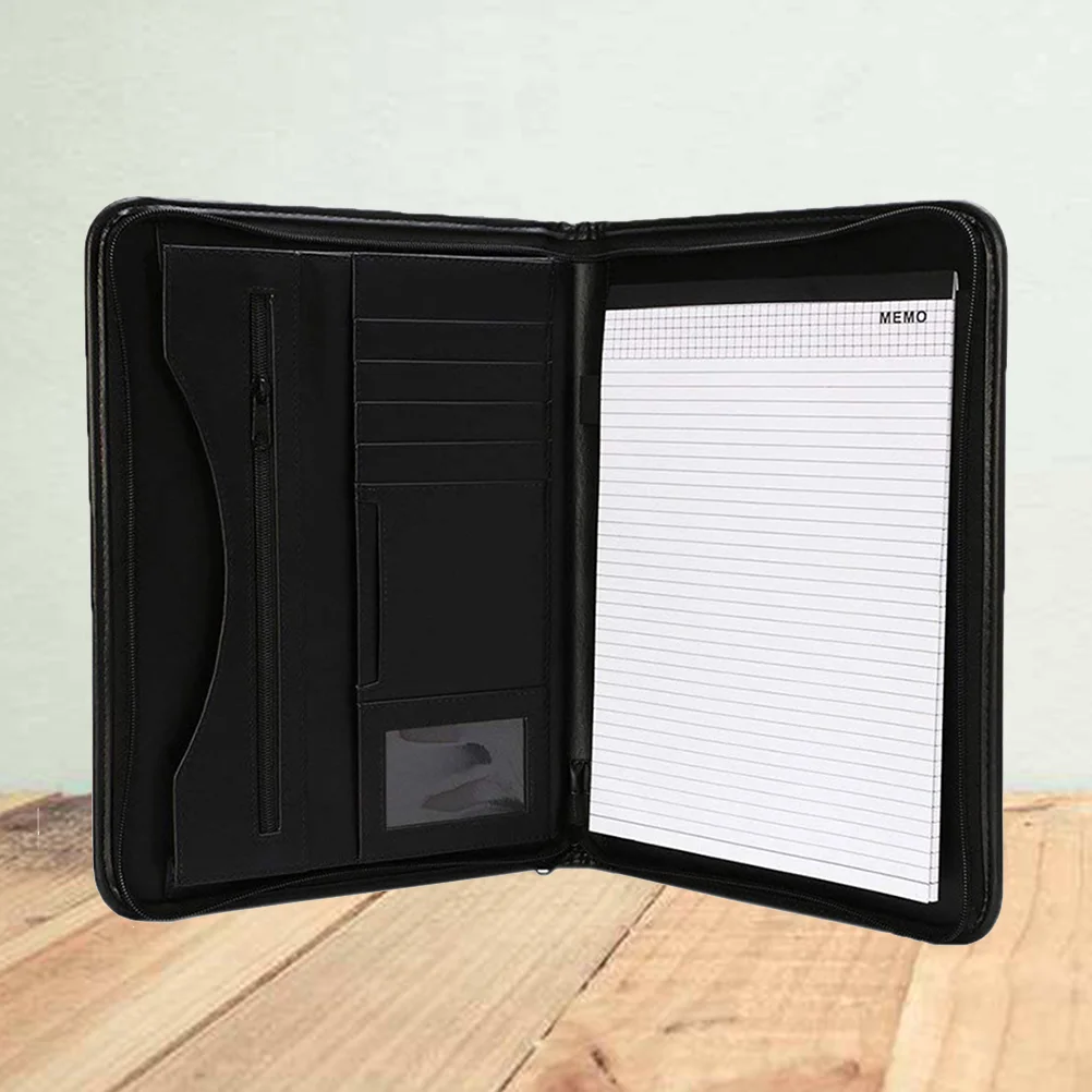 

Business Zipper Manager Folder Storage Bag Office Conference Report A4 File Document Holder Data Supplies