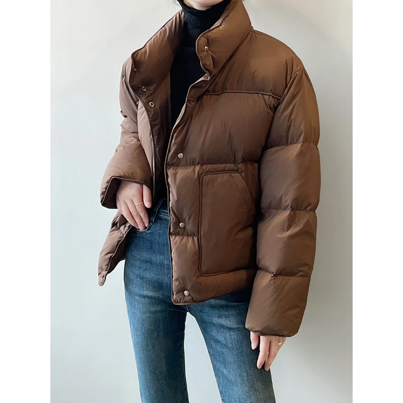 Winter Coat Women Stand Collar Cotton Jacket Female 2022 Winter New Loose Warm Cotton Short Coats Puffer Jackets Bread Clothes
Winter Coat Women Stand Collar Cotton Jacket Female 2022 Winter New Loose Warm Cotton Short Coats Puffer Jackets Bread Clothes