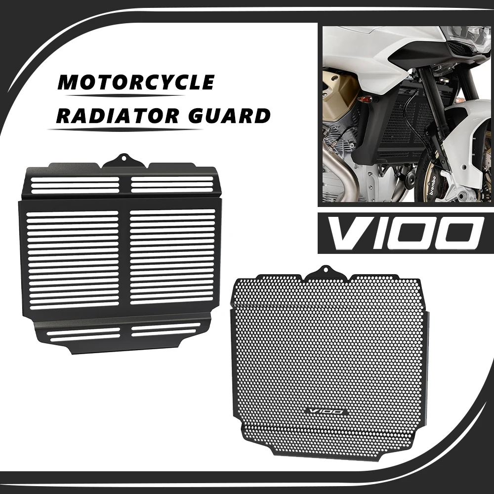 For Moto Guzzi V 100 V100 Mandello S Motorcycle Accessories 2023-2024 CNC Radiator Guards Grille Grill Guard Cover Protection
For Moto Guzzi V 100 V100 Mandello S Motorcycle Accessories 2023-2024 CNC Radiator Guards Grille Grill Guard Cover Protection
