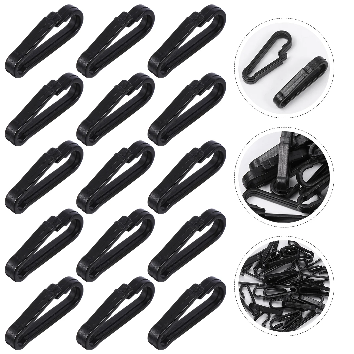130 Pcs Buckle Mask Strap Hook Curtain Hooks Drapes Adjustable Hanging Buckles Plastic Backpack Keychains
130 Pcs Buckle Mask Strap Hook Curtain Hooks Drapes Adjustable Hanging Buckles Plastic Backpack Keychains