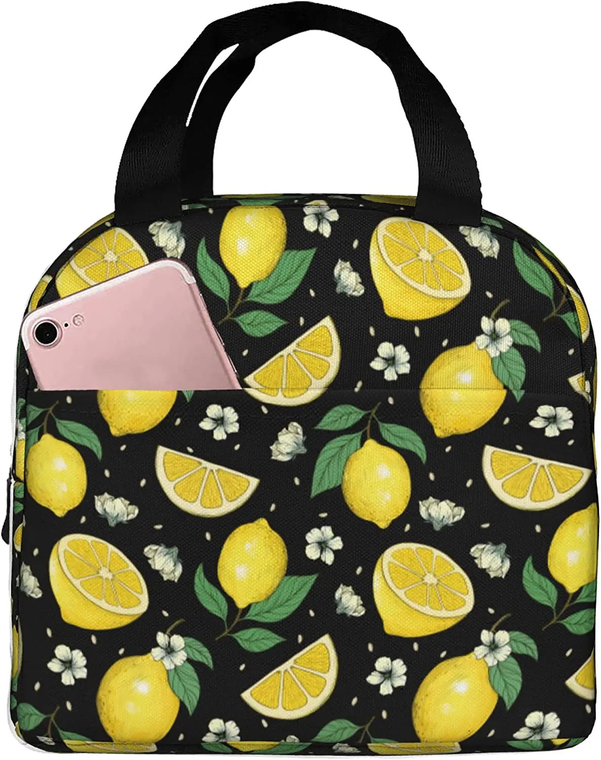 Lemons Insulated Lunch Bag Women Thermal Lunch Box for Men Portable Cooler Tote Bag for Work School Picnic Travel
Lemons Insulated Lunch Bag Women Thermal Lunch Box for Men Portable Cooler Tote Bag for Work School Picnic Travel