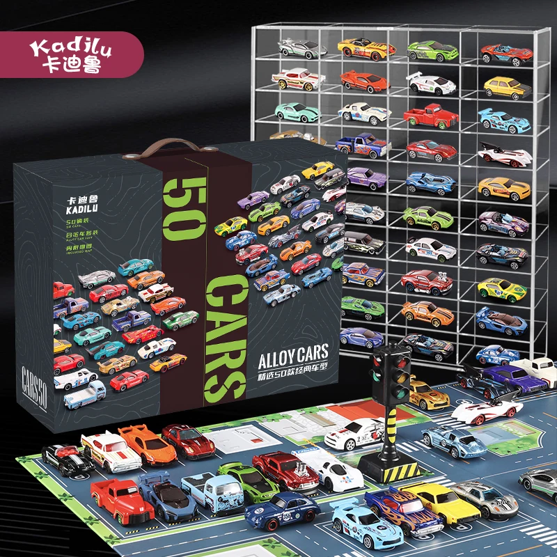 1:64 50 Alloy Mini Car Racing Pickup Truck Car Gift Box Set Educational Toy Traffic Rules Teaching Boy Children Birthday Gift
1:64 50 Alloy Mini Car Racing Pickup Truck Car Gift Box Set Educational Toy Traffic Rules Teaching Boy Children Birthday Gift