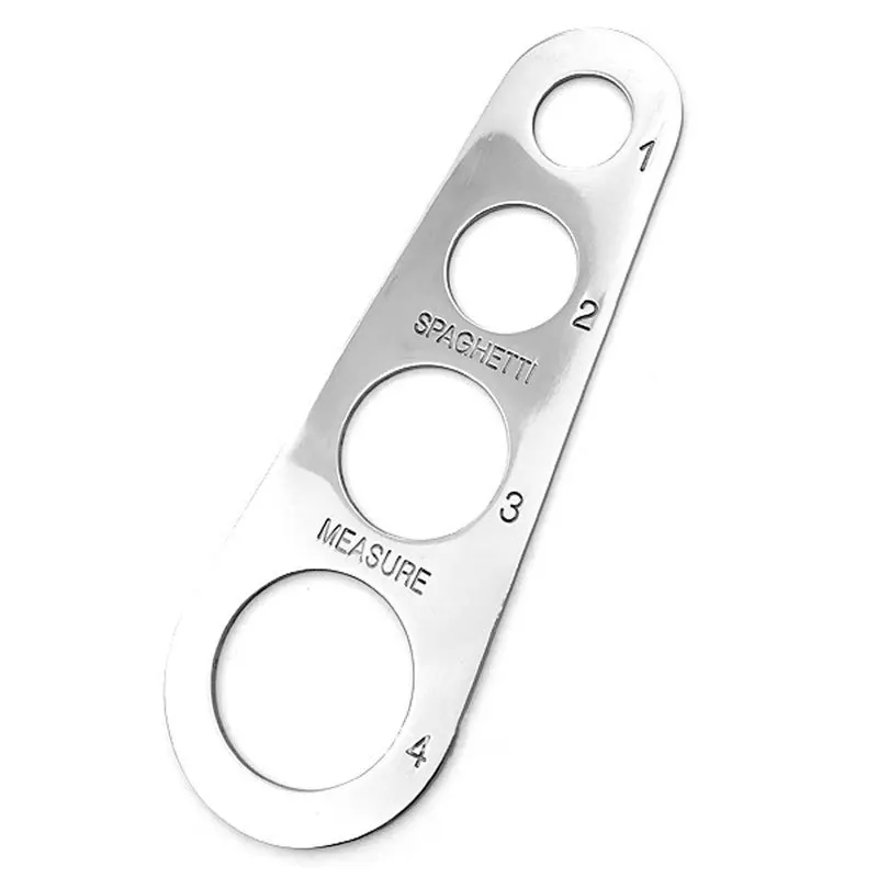 Stainless Steel Pasta Measuring Instrument, Spaghetti Measuring Chef Kitchen Cake Ruler Cone Free Measuring Tool
Stainless Steel Pasta Measuring Instrument, Spaghetti Measuring Chef Kitchen Cake Ruler Cone Free Measuring Tool