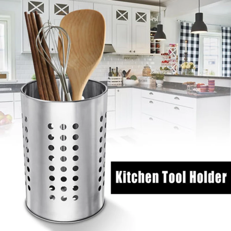 Stainless Steel Cutlery Stand Hanging Cutlery Holder Storage Basket Rack Spoon Fork Chopsticks Container Holder Kitchen Tools
Stainless Steel Cutlery Stand Hanging Cutlery Holder Storage Basket Rack Spoon Fork Chopsticks Container Holder Kitchen Tools