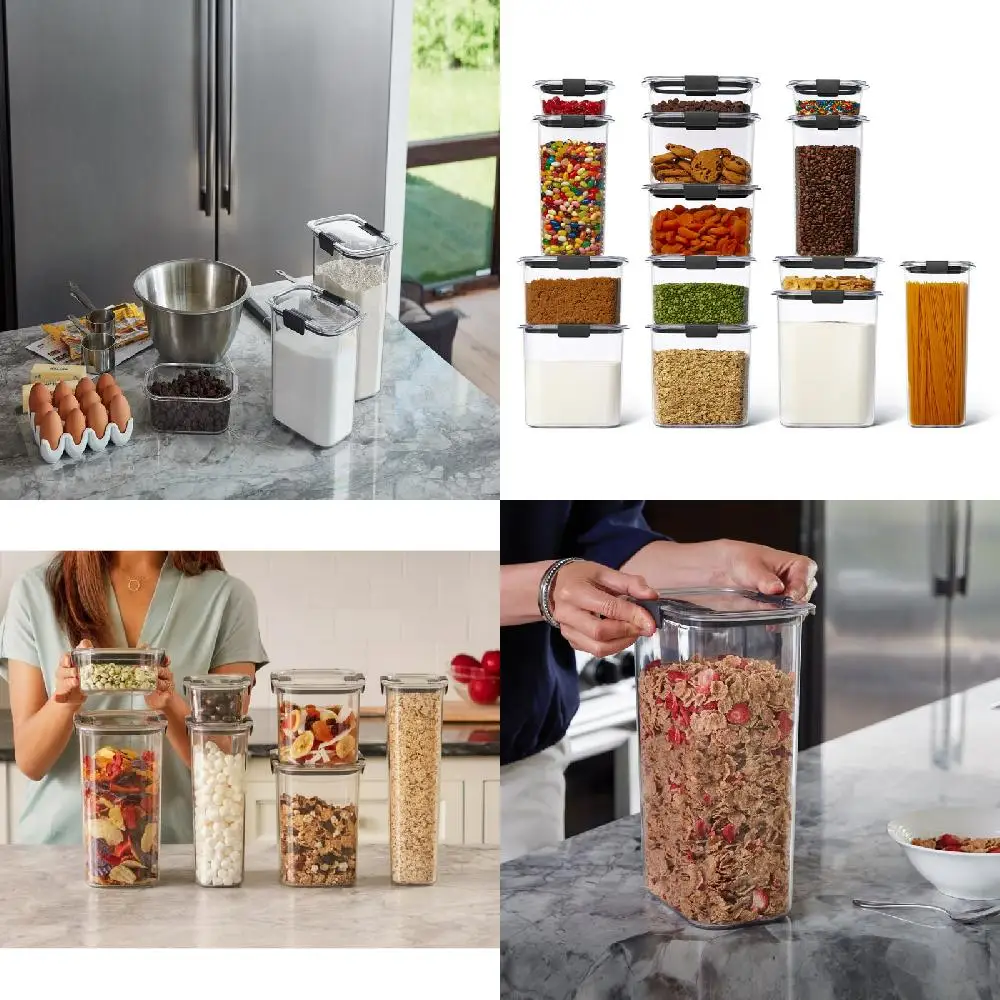 Deluxe Kitchen Storage Organizer Containers for Food & Accessories – Ziplock Bags & Dish Drying Racks – Perfect for Storing
Deluxe Kitchen Storage Organizer Containers for Food & Accessories – Ziplock Bags & Dish Drying Racks – Perfect for Storing